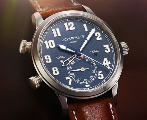 patek philippe calatrava pilot travel time ref 5524|calatrava pilot 7234r.